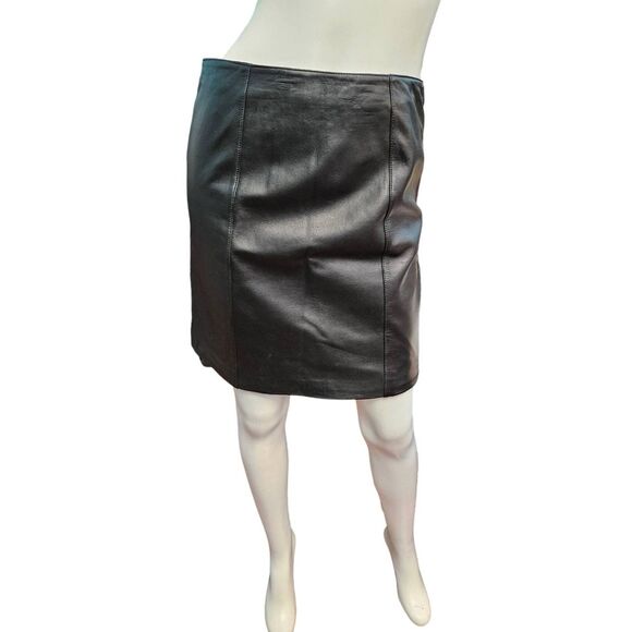Leather Limited Dresses & Skirts - Leather Limited Black Skirt Size 4 Genuine Leather Pencil